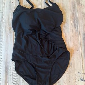 Calvin Klein Black One-Piece Swimsuit